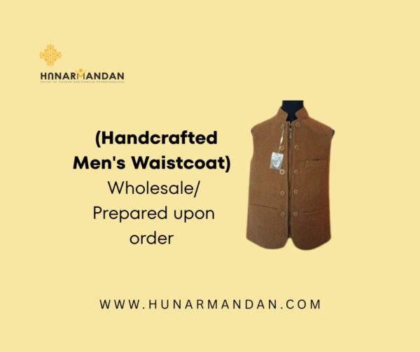 Handcrafted Men’s Waistcoat – Traditional Elegance, Modern Fit